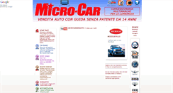 Desktop Screenshot of micro-car.it